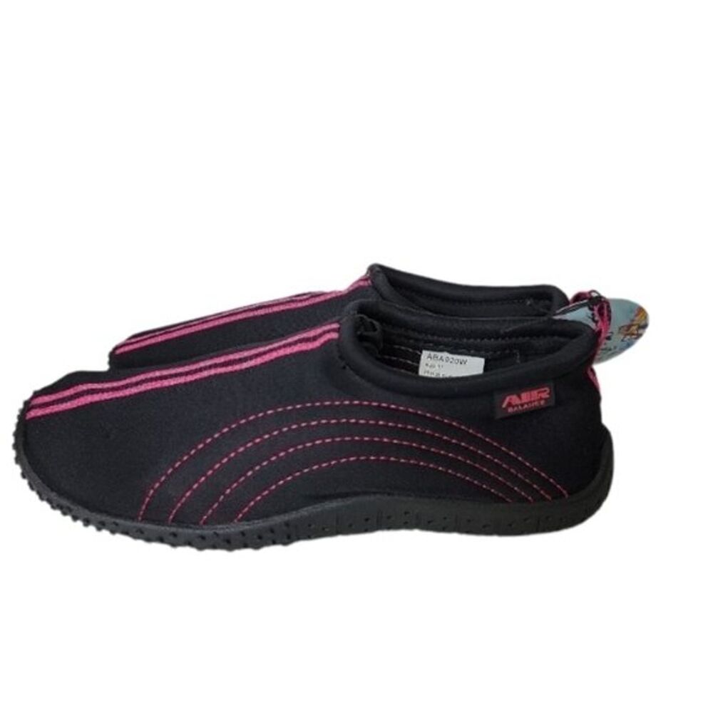 Air Balance black pink water shoes Size 11 ladies Summer Beach NWT